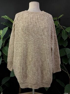 Blake Lively H&M Premium 100% Wool Chunky Knit Collection Oversized Sweater XS